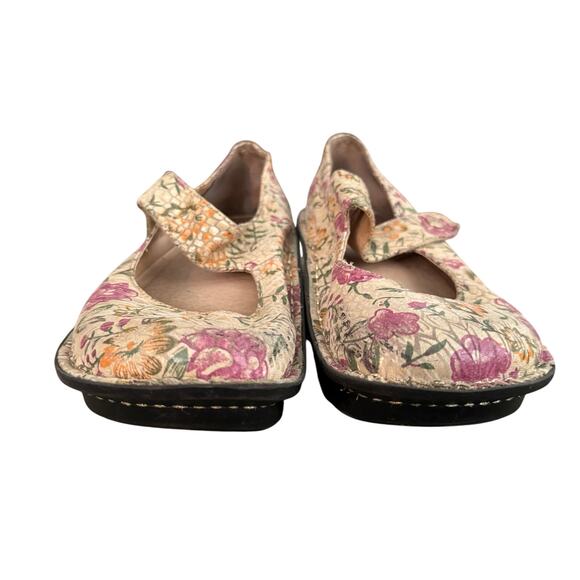 ALEGRIA Floral Mary Jane Clog Women’s Size37 PAL317 - Picture 6 of 10
